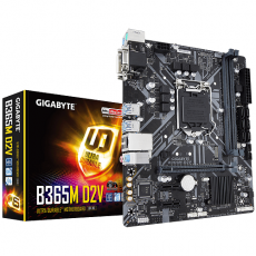 Mainboard GIGABYTE B365M-D2V (Intel B365, Socket 1151, m-ATX, 2 khe RAM DDR4)