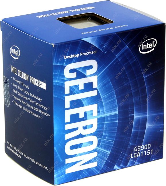 CPU Intel Celeron G3900 (2.80GHz, 2M, 2 Cores 2 Threads) Box Chính Hãng