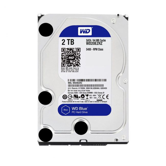 Ổ cứng HDD Western Blue 2Tb SATA3 5400rpm